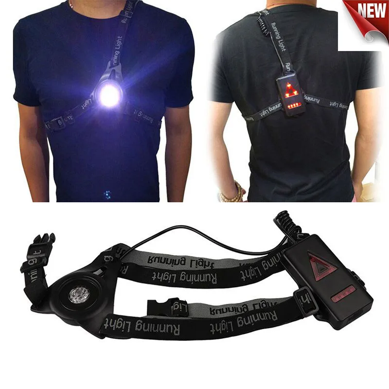 2018 New Night Running Light Waterproof Red White Warning Chest Lamps USB Charge Cycling Biking Jogging Flashlight Safety Lights
2018 New Night Running Light Waterproof Red White Warning Chest Lamps USB Charge Cycling Biking Jogging Flashlight Safety Lights