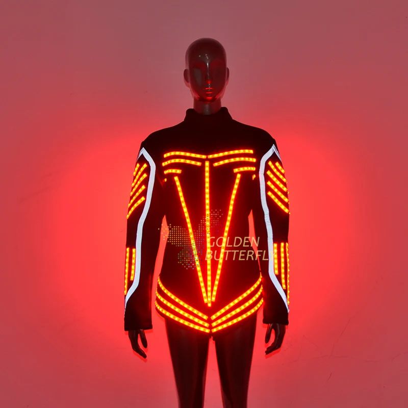 LED waterproof luminous clothing remote-control color-changing light clothing Waterproof lady's clothes
LED waterproof luminous clothing remote-control color-changing light clothing Waterproof lady's clothes