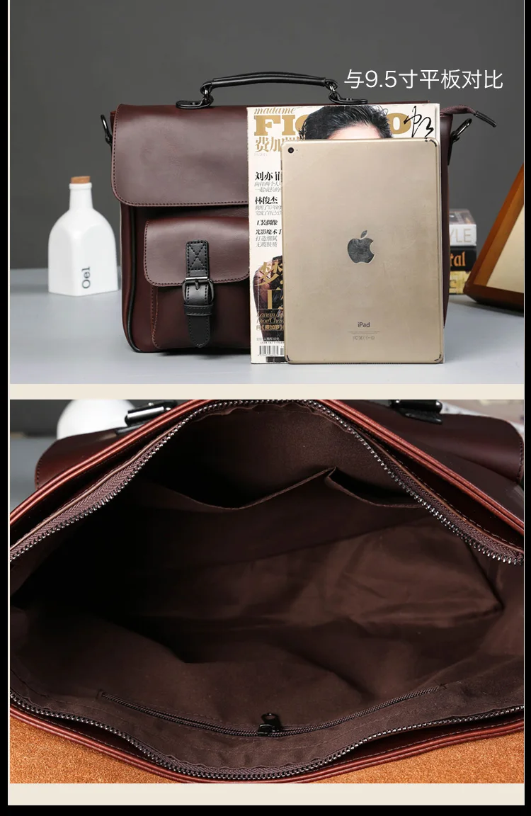 Jonon PU Leather Leather Bag Casual Men Handbags Men Crossbody Bag Men's Travel Bags Laptop Briefcase Bag for Man
Jonon PU Leather Leather Bag Casual Men Handbags Men Crossbody Bag Men's Travel Bags Laptop Briefcase Bag for Man