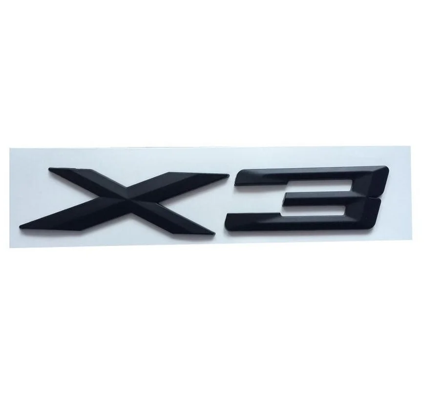 Matt Black ABS Number Letters Word Car Trunk Badge Emblem Letter Decal Sticker for BMW X3
Matt Black ABS Number Letters Word Car Trunk Badge Emblem Letter Decal Sticker for BMW X3