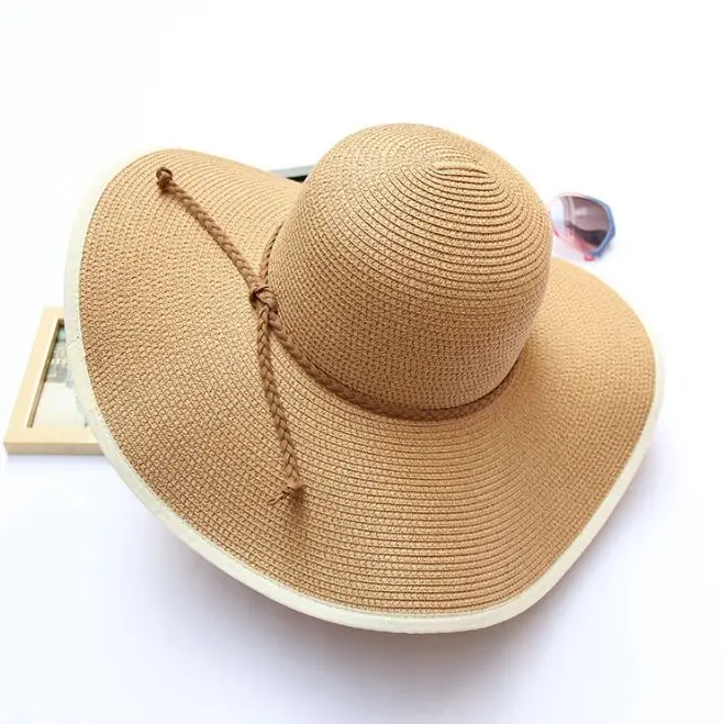 FUFAN001 Summer Women's Casual Brimmed Sun Straw Hats Visor Women Large Brim Sunshade Beach Caps Sombrer
FUFAN001 Summer Women's Casual Brimmed Sun Straw Hats Visor Women Large Brim Sunshade Beach Caps Sombrer