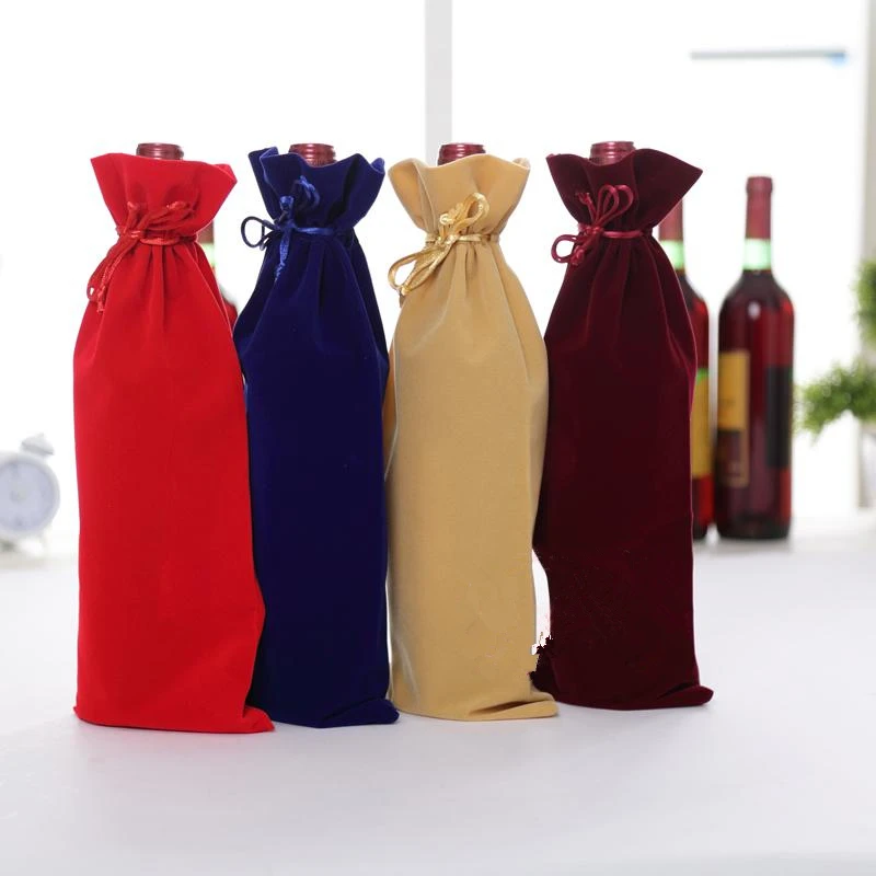 5pcs Single Flannel Wine Bottle Packing Bag 15x35cm Velvet Carrier Gold Thread Drawstring Bag Holder Gift Pouches Party Present
5pcs Single Flannel Wine Bottle Packing Bag 15x35cm Velvet Carrier Gold Thread Drawstring Bag Holder Gift Pouches Party Present