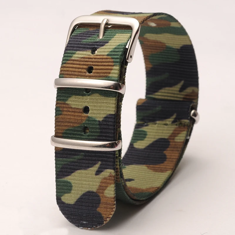 Watch Accessories Nylon Canvas Strap Camouflage Field Colors Outdoors Military Style 22mm
Watch Accessories Nylon Canvas Strap Camouflage Field Colors Outdoors Military Style 22mm