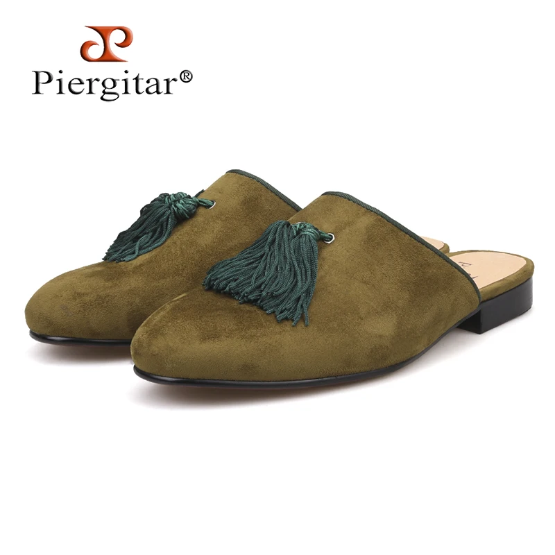 Piergitar brand 2018 Fashion party and banquet half designs tassel men shoes Handmade men velvet slippers plus size 4-17
Piergitar brand 2018 Fashion party and banquet half designs tassel men shoes Handmade men velvet slippers plus size 4-17