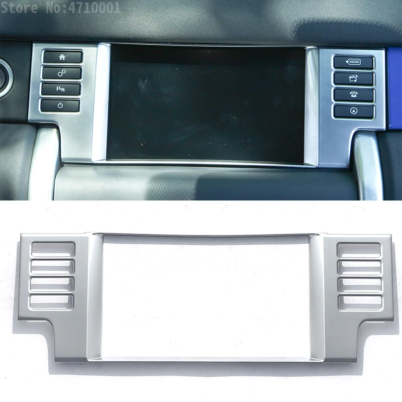 ABS Chrome GPS Navigation Screen Frame Cover Trim For Land Rover Discovery Sport 2015-2017 Car Accessories
ABS Chrome GPS Navigation Screen Frame Cover Trim For Land Rover Discovery Sport 2015-2017 Car Accessories