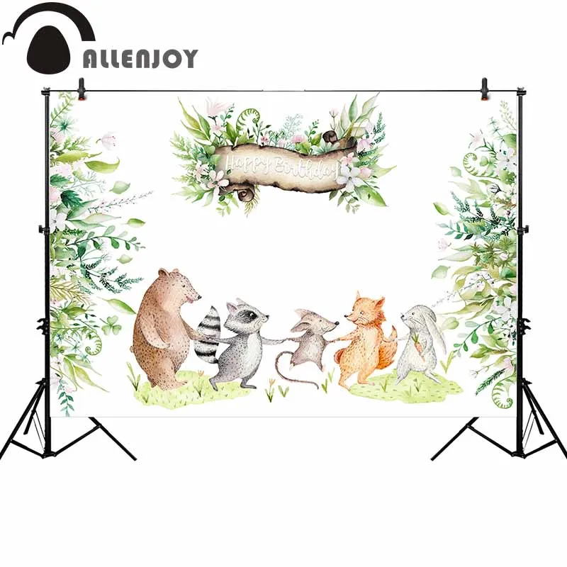 Allenjoy фон для фотосъемки с изображением лесных животных на день рождения для вечеринки в стиле сафари, детский фон для фотосессии в студии
Allenjoy фон для фотосъемки с изображением лесных животных на день рождения для вечеринки в стиле сафари, детский фон для фотосессии в студии
