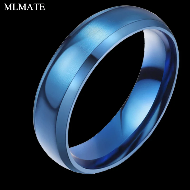 6MM Mens Womens Rings Stainless Steel Wedding Engagement Band Ring Comfort Fit Beveled Edges Black Blue Gold-color
6MM Mens Womens Rings Stainless Steel Wedding Engagement Band Ring Comfort Fit Beveled Edges Black Blue Gold-color