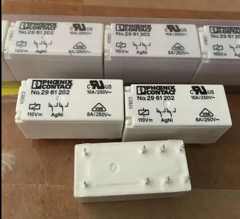 NEW 110V relay NO.2961202 110V 110VDC NO.2961202-110V 110VDC DC110V 10A 250VAC 8PIN
NEW 110V relay NO.2961202 110V 110VDC NO.2961202-110V 110VDC DC110V 10A 250VAC 8PIN