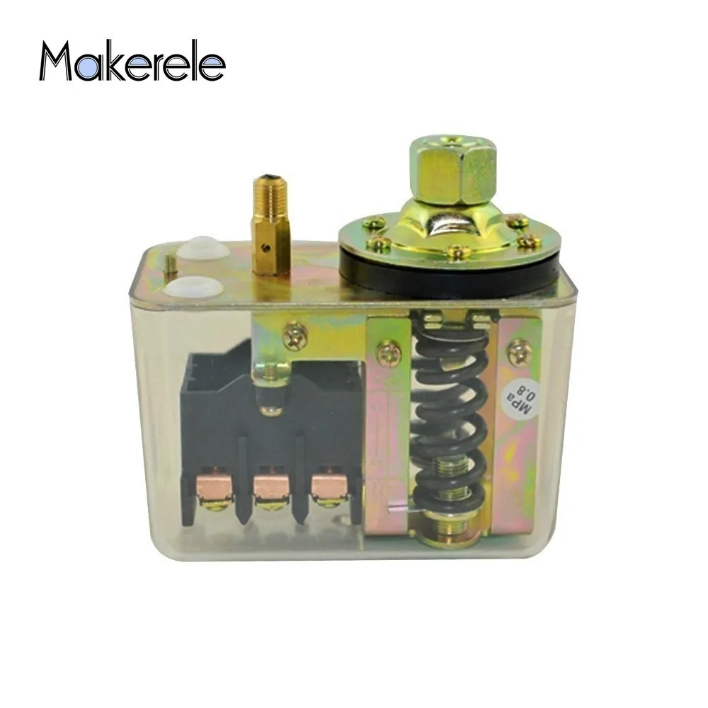 Air Compressor Pressure Regulator Switch 3 Phase 5bar~8bar Electrically MK-ACPS11 8.0 Kgf/cm3 Pressure Control Switch Hot Sale
Air Compressor Pressure Regulator Switch 3 Phase 5bar~8bar Electrically MK-ACPS11 8.0 Kgf/cm3 Pressure Control Switch Hot Sale