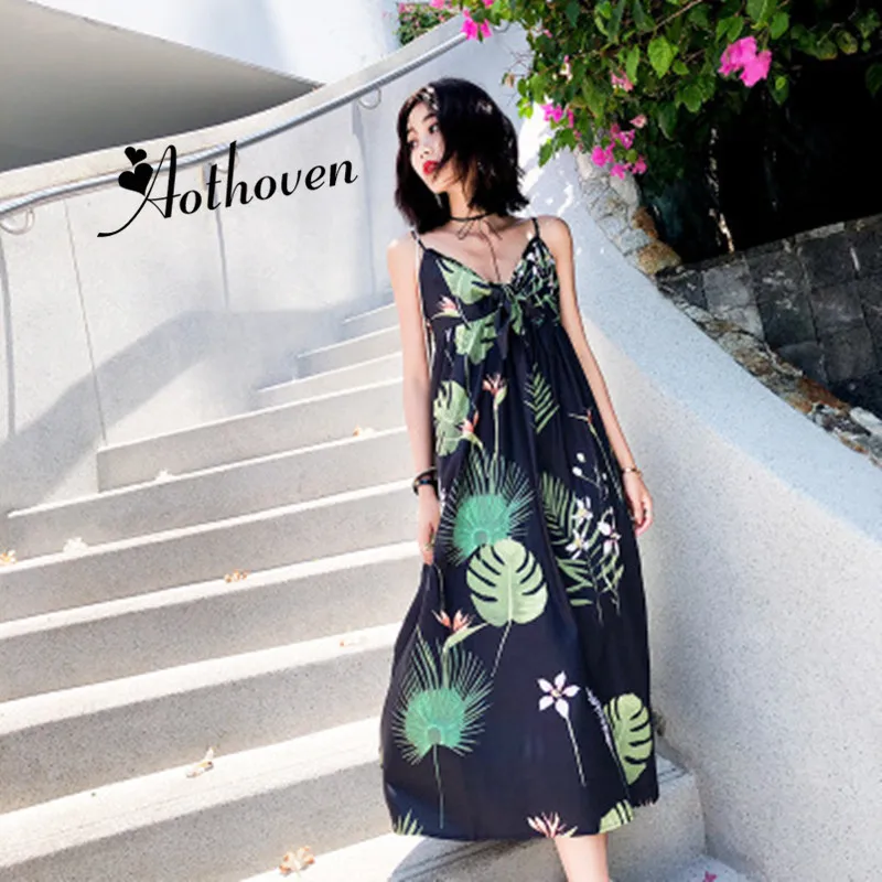 Summer Beach Print Dress Women V-neck Sleeveless Spaghetti Strap Backless Vintage Casual Dress for Women Sexy Lady Long Dresses
Summer Beach Print Dress Women V-neck Sleeveless Spaghetti Strap Backless Vintage Casual Dress for Women Sexy Lady Long Dresses