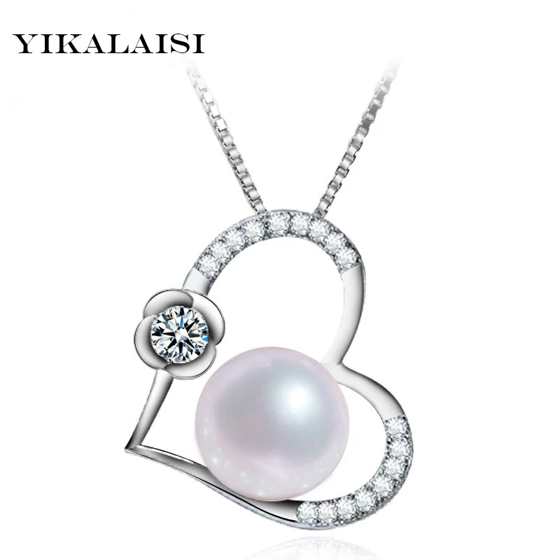 YIKALAISI 2017 100% natural freshwater pearl pendant choker 925 sterling silver jewelry for women girls best gifts love style
YIKALAISI 2017 100% natural freshwater pearl pendant choker 925 sterling silver jewelry for women girls best gifts love style