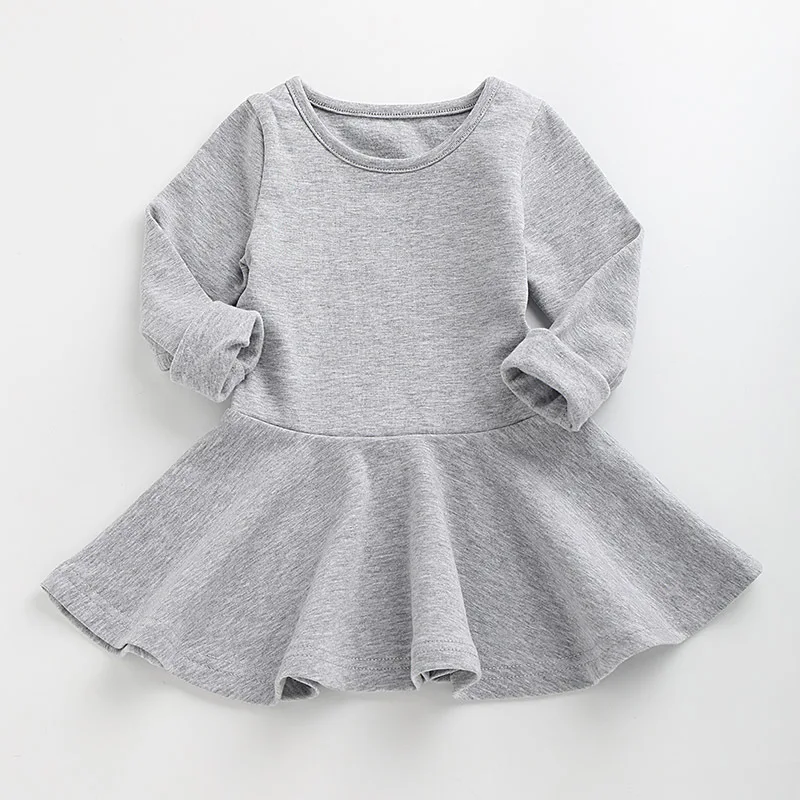 baby girls spring dress 2020 toddler girl dresses cotton casual kids long sleeve autumn clothes size for 1 2 3 4 years | Детская одежда