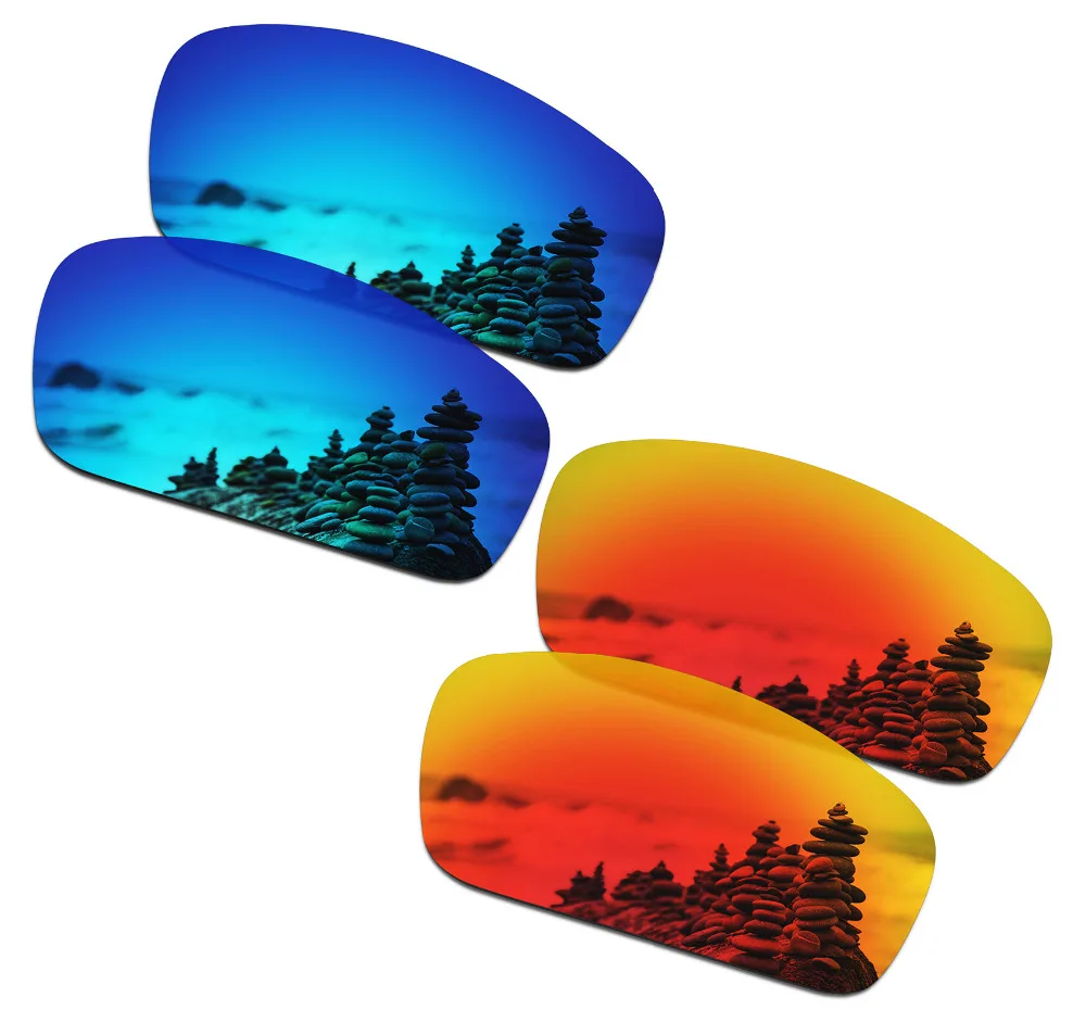 2 пары поляризованных солнцезащитных очков SmartVLT Сменные линзы для Oakley Monster Pup светло-голубой и огненно-красный
2 пары поляризованных солнцезащитных очков SmartVLT Сменные линзы для Oakley Monster Pup светло-голубой и огненно-красный