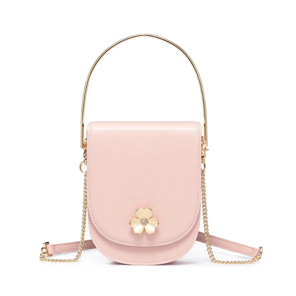 2019 NEW Women's PU Leather Handbags Ladies Fashion Flower Mini Tote Phone Purse Female Sweet Chains Crossbody Bags | Багаж и сумки