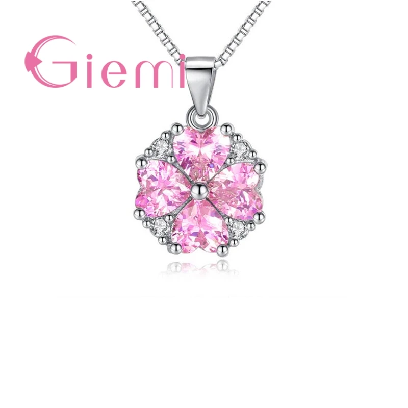 Romantic Pink Heart Shape Cubic Zirconia Real 925 Sterling Silver Necklace Pendant Crystal Jewelry For Women
Romantic Pink Heart Shape Cubic Zirconia Real 925 Sterling Silver Necklace Pendant Crystal Jewelry For Women