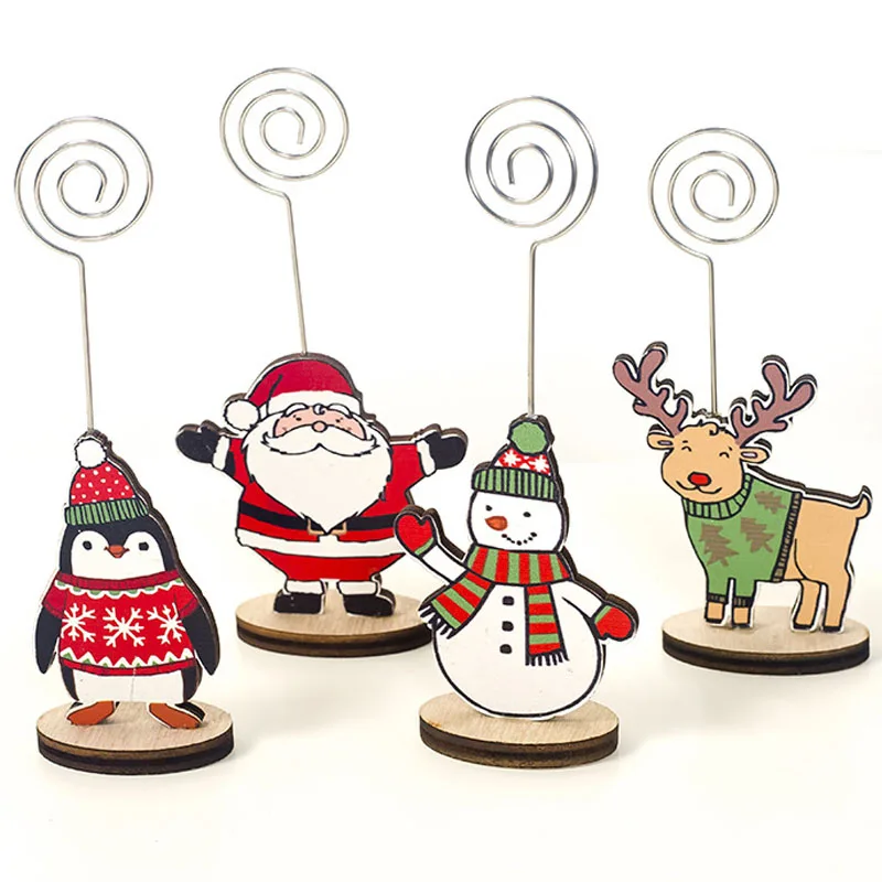 Creative Cartoon Wooden Christmas Decorations Cute Office HBusiness Card Holder Decorative Desktop Notes Folder Home Party Gift
Creative Cartoon Wooden Christmas Decorations Cute Office HBusiness Card Holder Decorative Desktop Notes Folder Home Party Gift
