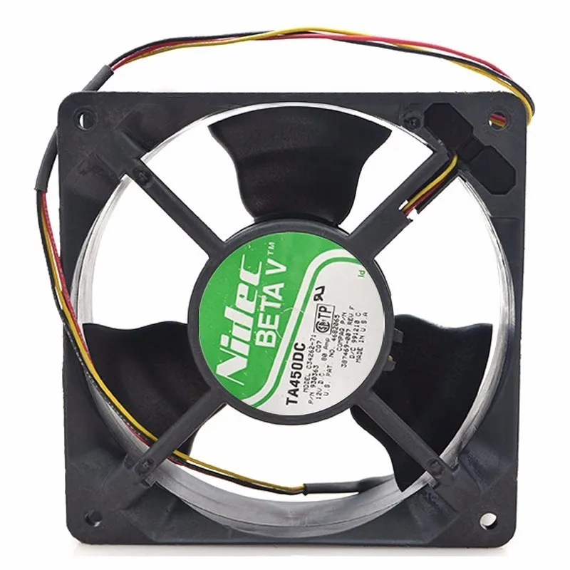 NIDEC TA450DC C34262-71 12038 12 см 120*120*38 мм DC 12 В 0.8A Вентилятор охлаждения сервера
NIDEC TA450DC C34262-71 12038 12 см 120*120*38 мм DC 12 В 0.8A Вентилятор охлаждения сервера