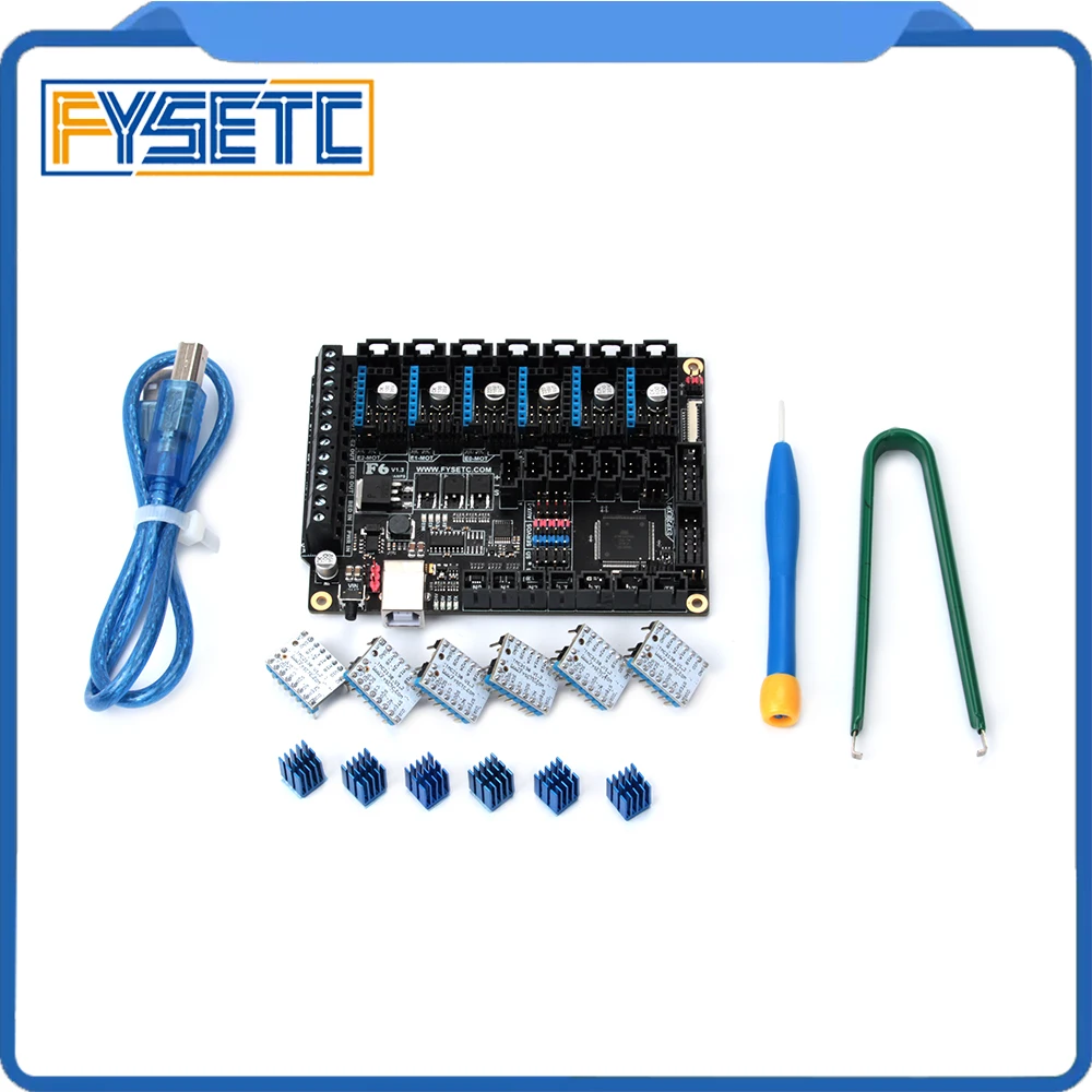 FYSETC F6 V1.3 Board ALL-in-one Electronics Solution Mainboard + 6pcs Special TMC2130 V1.2 For SPI Flying Wire VS SKR V1.3
FYSETC F6 V1.3 Board ALL-in-one Electronics Solution Mainboard + 6pcs Special TMC2130 V1.2 For SPI Flying Wire VS SKR V1.3