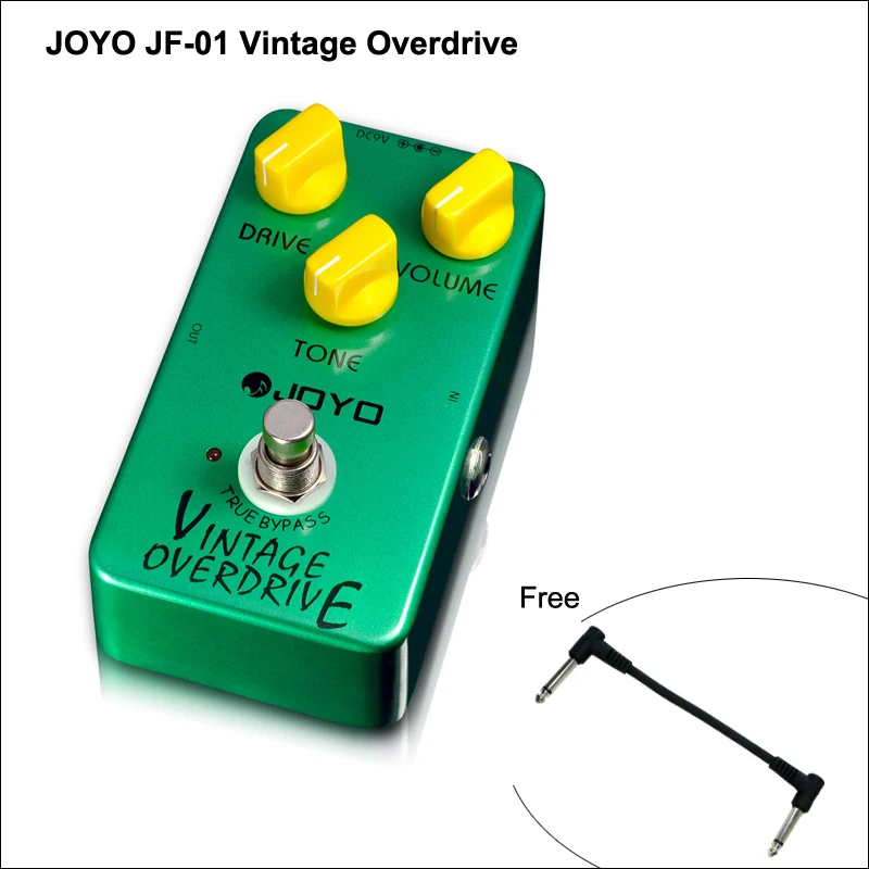 JOYO JF-01 Vintage Overdrive Effect Pedal high-gain overdrive high-power drive booster tube overload stompbox true bypass
JOYO JF-01 Vintage Overdrive Effect Pedal high-gain overdrive high-power drive booster tube overload stompbox true bypass