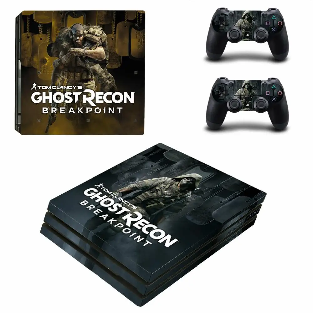 Наклейка для консоли и контроллеров PS4 с рисунком привидения | Электроника