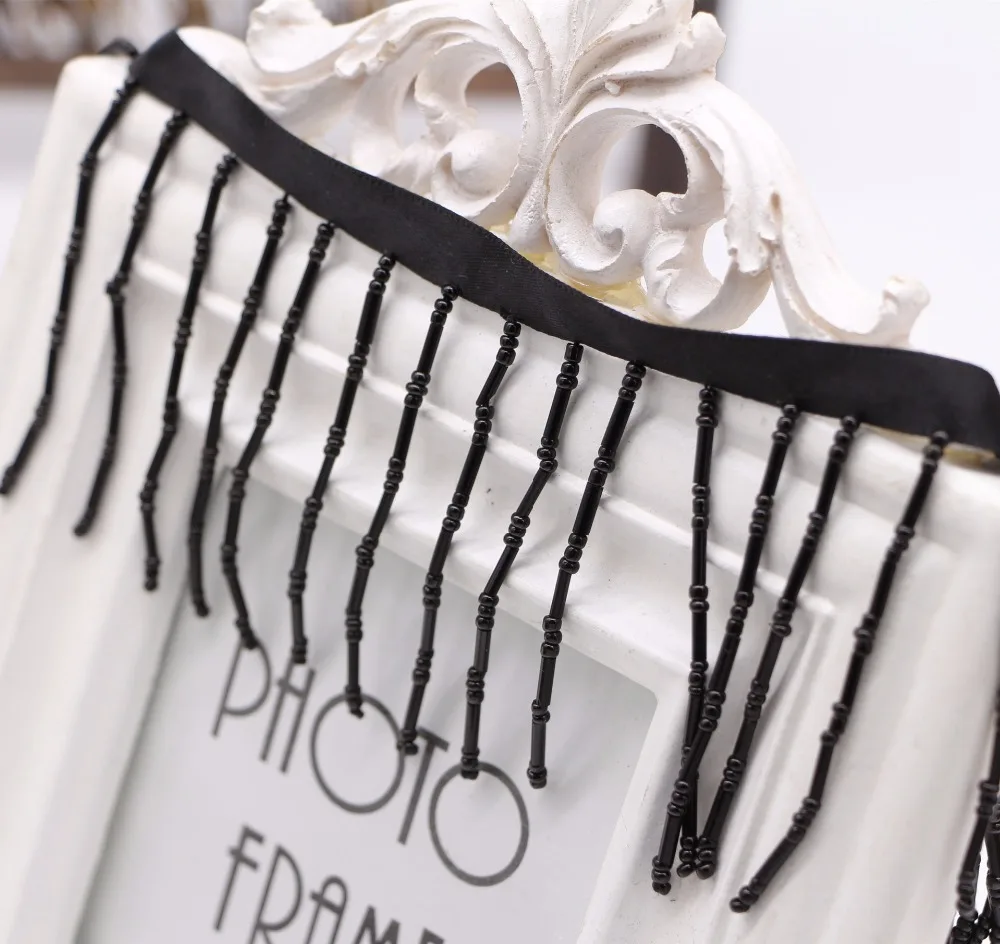 10Yards Bohemian Black Fringe Beading Lace Trim Sewing Garment Supplies Beads Ribbon With Tassels For Shoes Dress Decoration
10Yards Bohemian Black Fringe Beading Lace Trim Sewing Garment Supplies Beads Ribbon With Tassels For Shoes Dress Decoration