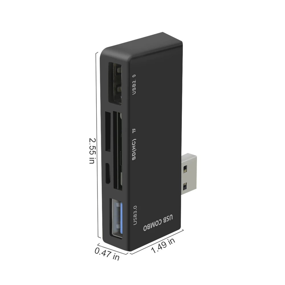 CHYI 5-In-1 USB 3.0 HUB USB-A To 1 Port USB3.0/2.0 with SD/TF Card Reader Combo Adapter Micro USB Charge Port For Surface Pro 3
CHYI 5-In-1 USB 3.0 HUB USB-A To 1 Port USB3.0/2.0 with SD/TF Card Reader Combo Adapter Micro USB Charge Port For Surface Pro 3