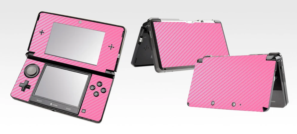 Розовая углеродная волоконная Виниловая наклейка для Nintendo 3DS скины наклейки s |