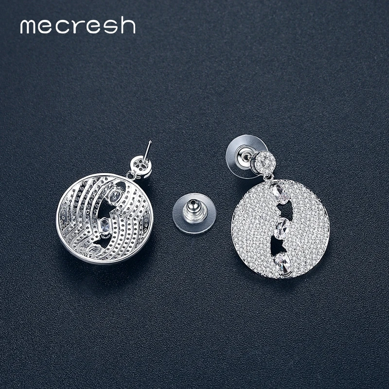 Mecresh Fashion Korean Round Wedding Earrings for Women 2018 AAA+ Micro CZ Cute Bridal Prom Earrings Christmas Jewelry EH1115
Mecresh Fashion Korean Round Wedding Earrings for Women 2018 AAA+ Micro CZ Cute Bridal Prom Earrings Christmas Jewelry EH1115