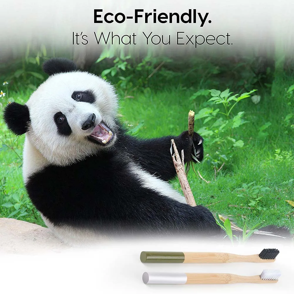 Y & W F Мягкая зубная щетка из бамбукового угля натуральный экологически чистый