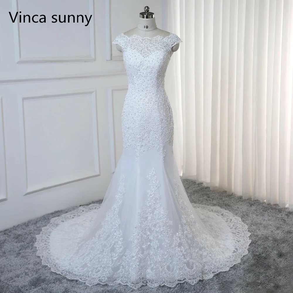 vestido de noiva sereia branco 2021 Illusion Back Lace Applique Beading Boat Neck mermaid Wedding Dresses New
vestido de noiva sereia branco 2021 Illusion Back Lace Applique Beading Boat Neck mermaid Wedding Dresses New