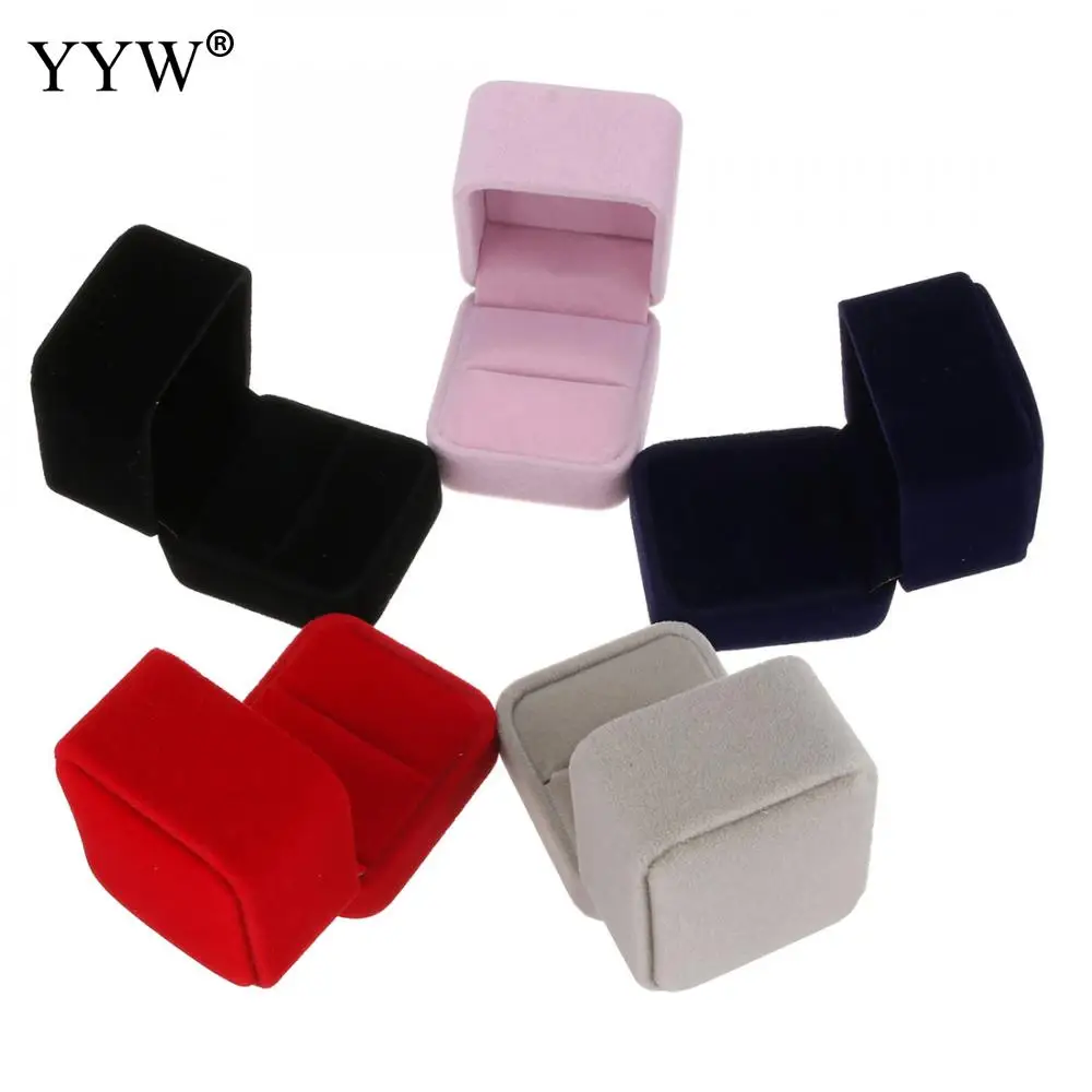 Velvet Jewelry Box For Finger Ring Wedding Jewelry Storage Boxes Velveteen Square Black Red Pink Grey Gift Display Package
Velvet Jewelry Box For Finger Ring Wedding Jewelry Storage Boxes Velveteen Square Black Red Pink Grey Gift Display Package