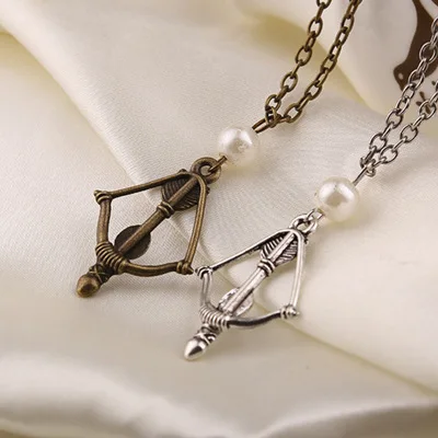 The Hunger Games Arrow Pendant Necklace For Men Women Jewelry Gift Vintage Bronze Chain Pearl Beads Necklace Jewelry
The Hunger Games Arrow Pendant Necklace For Men Women Jewelry Gift Vintage Bronze Chain Pearl Beads Necklace Jewelry