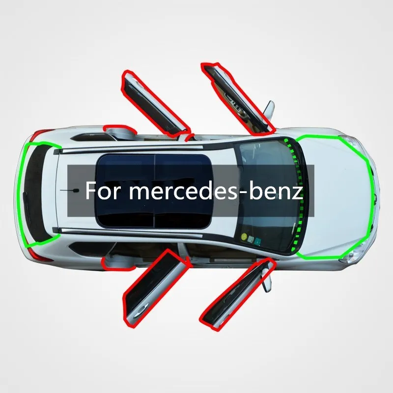 Подходит для M/G/GLA/GLC/GLK/GLE/GL/GLS уровень шумоизоляции автомобильных дверей