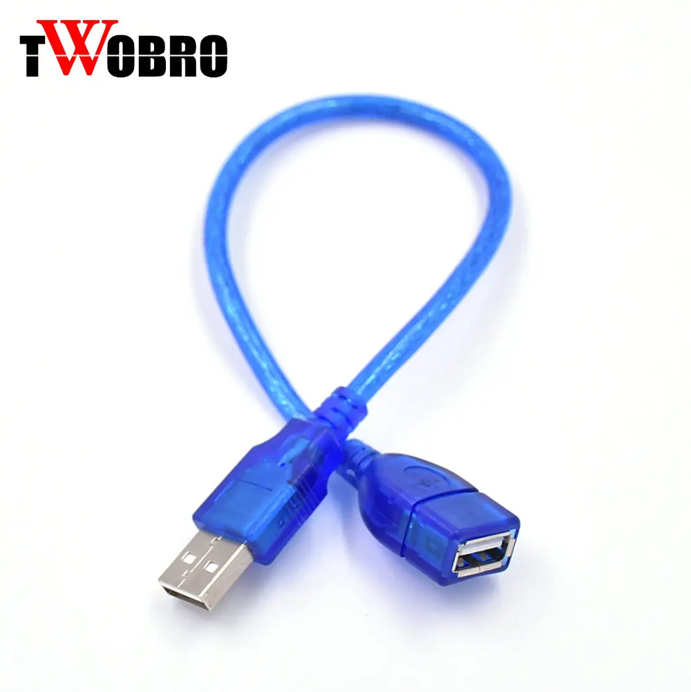 Высокоскоростной 30 см 150 USB 2 0 Удлинительный кабель для мужчин и женщин M/F двойное