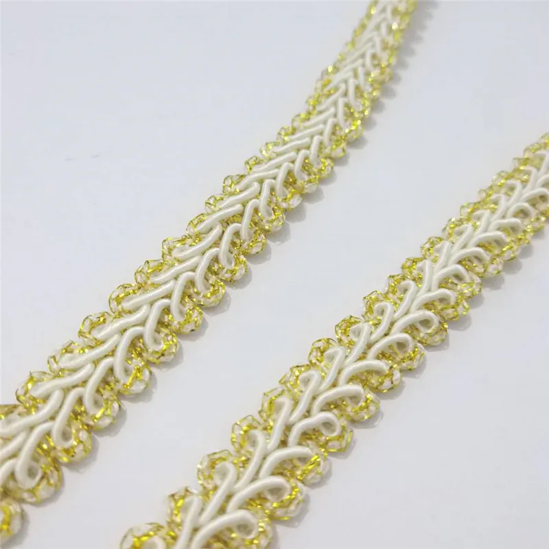 13mm Wide Gold White Centipede Webbing Lace 3 meter for Clothing Curved Edge Sew Webbing Decorations Lace Stiching Tape Trimming
13mm Wide Gold White Centipede Webbing Lace 3 meter for Clothing Curved Edge Sew Webbing Decorations Lace Stiching Tape Trimming