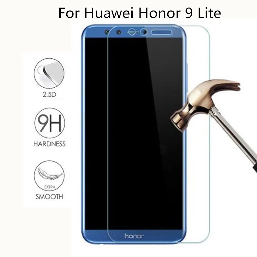 2 шт. закаленное стекло для Huawei Honor 9 Lite на экран Защитная пленка телефона |