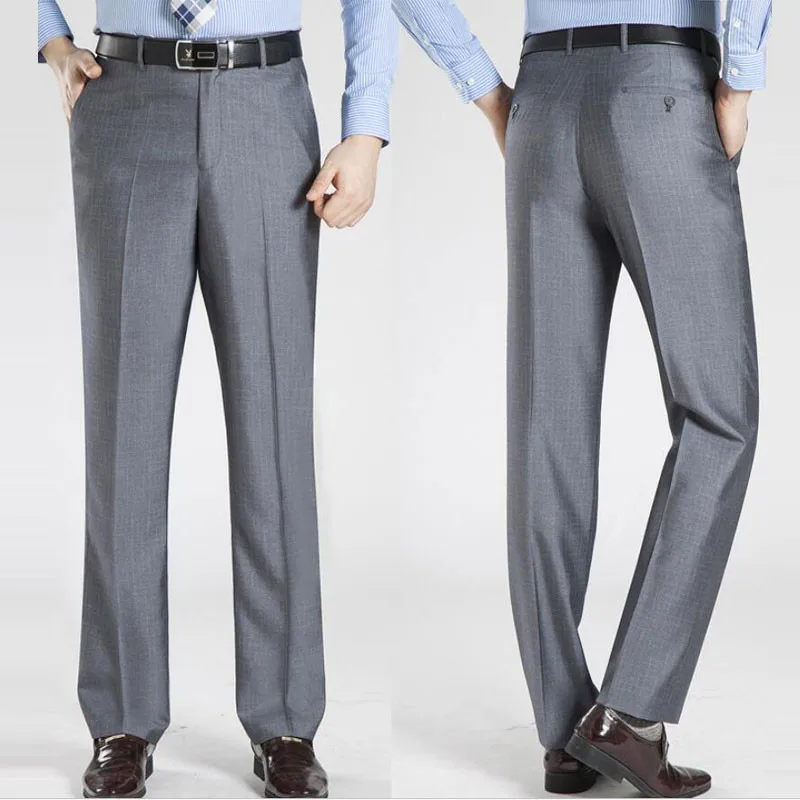 Men's Suit pants Summer High waist Loose Business Dress trousers Men's Suit pants Thin anti-wrinkle free pants More size 29-44
Men's Suit pants Summer High waist Loose Business Dress trousers Men's Suit pants Thin anti-wrinkle free pants More size 29-44