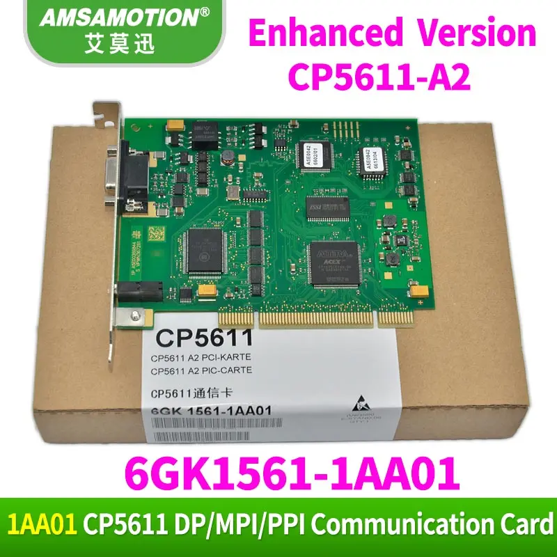 Amsamotion CP5611-A2 Communication Card 6GK1561-1AA01 Profibus 6GK15611AA01 DP CP5611 Suitable Siemens Profibus/MPI PCI Card
Amsamotion CP5611-A2 Communication Card 6GK1561-1AA01 Profibus 6GK15611AA01 DP CP5611 Suitable Siemens Profibus/MPI PCI Card