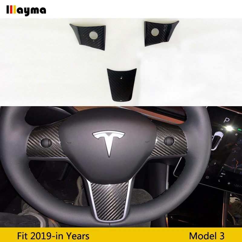 Wheel Steering Panel Cover Trims real Carbon Fiber Fit for Tesla Model 3 2017 2018 2019 Year model 3 sport style 3 pcs
Wheel Steering Panel Cover Trims real Carbon Fiber Fit for Tesla Model 3 2017 2018 2019 Year model 3 sport style 3 pcs