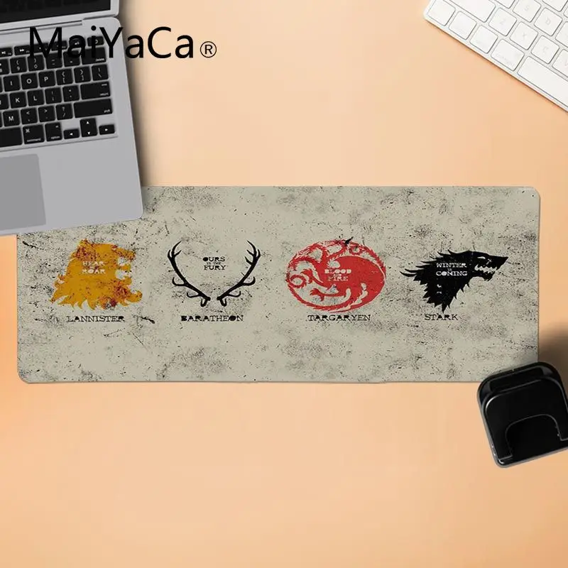 Коврик для мыши Maiyaca новый дизайн игровой коврик престолов геймеров прочный
