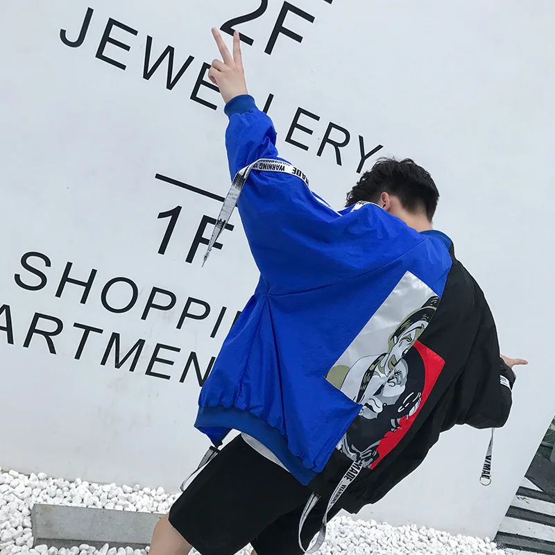 TANG 2019 Men's Windbreaker Male Thin Baseball Jackets Spring Hip Hop Bomber Jacket and Coat Men Women Fashion Print
TANG 2019 Men's Windbreaker Male Thin Baseball Jackets Spring Hip Hop Bomber Jacket and Coat Men Women Fashion Print