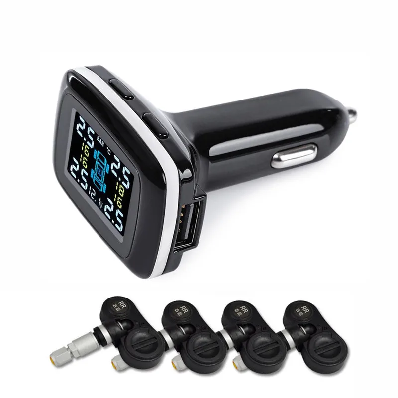 TP620 Professional Wireless Smart TPMS 12V Real Time Digital Tire Pressure Monitoring System Tire Pressure Alarm Car Charger
TP620 Professional Wireless Smart TPMS 12V Real Time Digital Tire Pressure Monitoring System Tire Pressure Alarm Car Charger