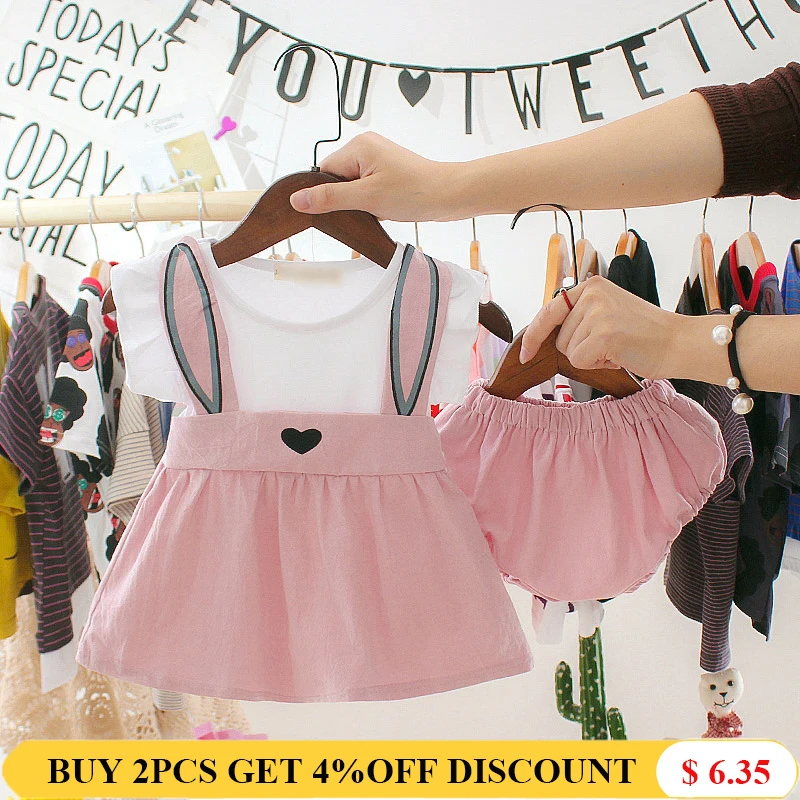 2019 New Fashion Baby Girls Rabbit Ear Cute Party Dress Summer Cotton Casual Vest Dresses Kids Girl Clothes 1st Birthday Outfits
2019 New Fashion Baby Girls Rabbit Ear Cute Party Dress Summer Cotton Casual Vest Dresses Kids Girl Clothes 1st Birthday Outfits