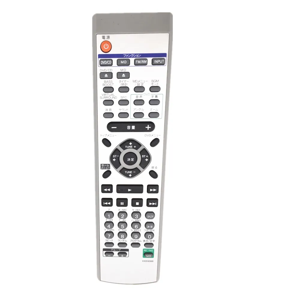 XXD3099 пульт дистанционного управления для Pioneer DVD/CD MD X-HA7DV-K X-HA7DV-W XV-HA7DV
XXD3099 пульт дистанционного управления для Pioneer DVD/CD MD X-HA7DV-K X-HA7DV-W XV-HA7DV