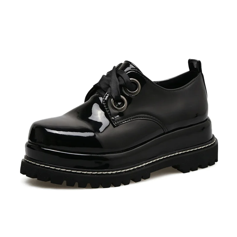 Retro Harajuku College Style Thick Sole Platform Shoes Women Wild Round Toe Ribbon Oxford Shoes
Retro Harajuku College Style Thick Sole Platform Shoes Women Wild Round Toe Ribbon Oxford Shoes