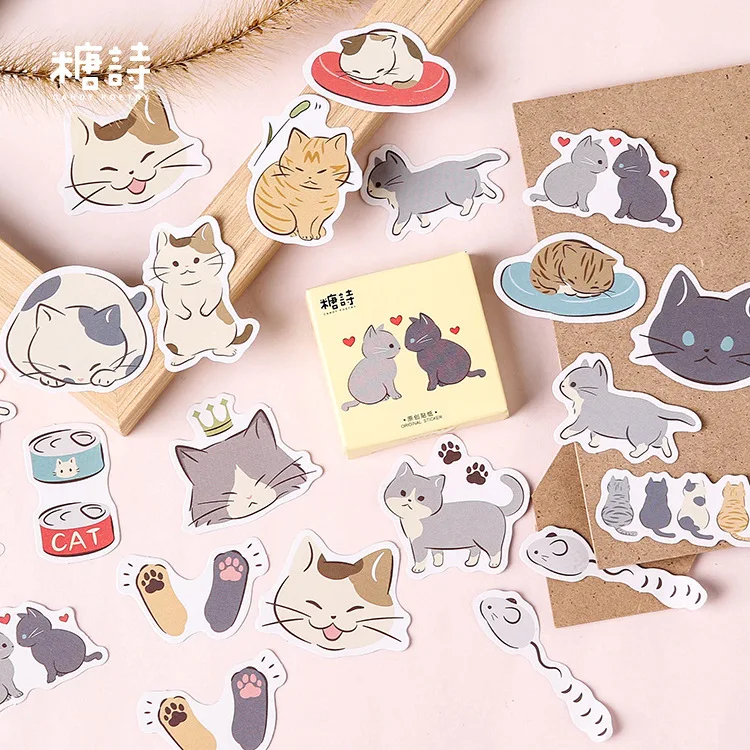 Creative Cute Lovers cat Journal Decorative Stickers set Scrapbooking Stick Label Diary Japanese Stationery Album Sticker
Creative Cute Lovers cat Journal Decorative Stickers set Scrapbooking Stick Label Diary Japanese Stationery Album Sticker