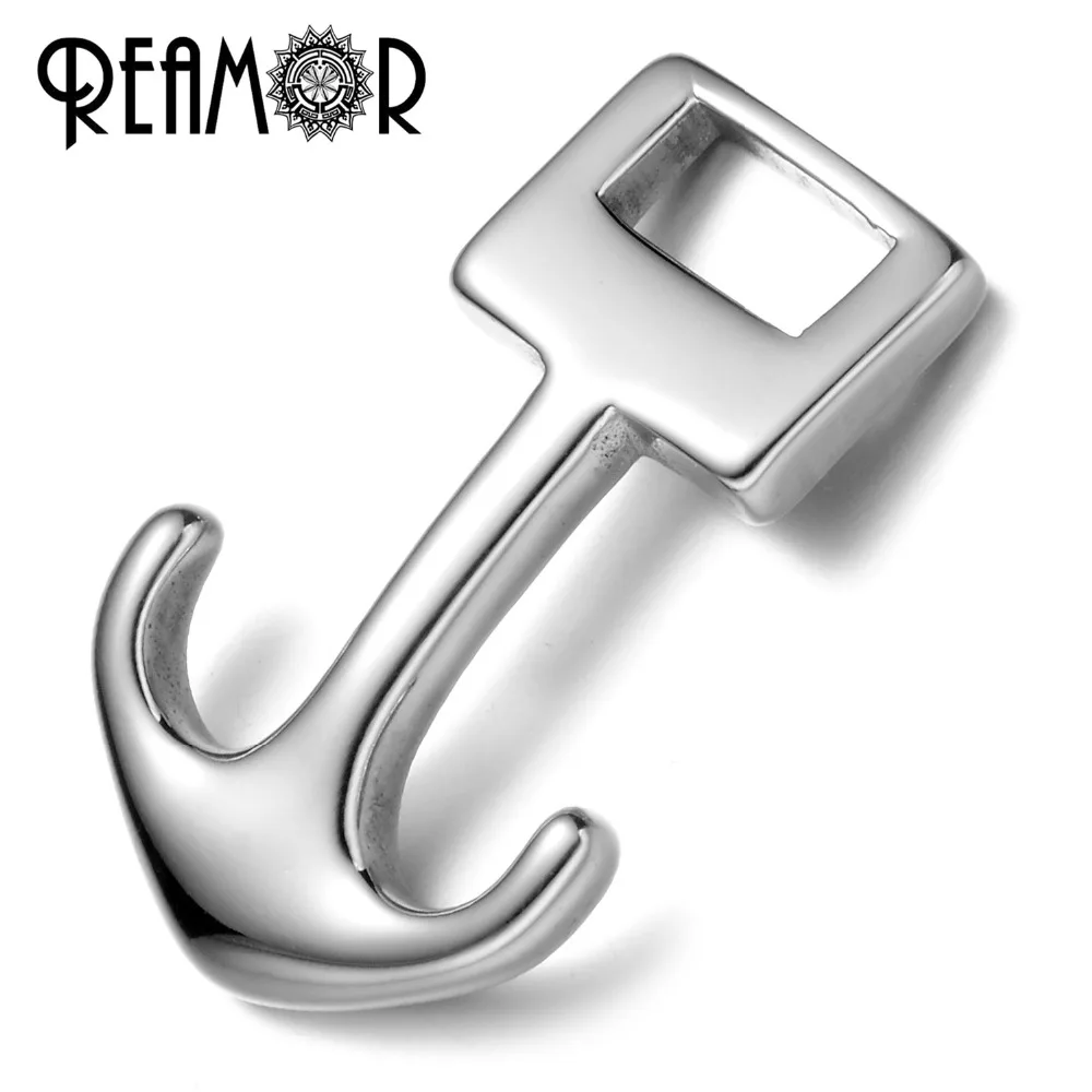 REAMOR 316L Stainless Steel Silver Color Anchor Connectors Charms For Jewelry Making Necklaces Pendant Bracelet Clasps
REAMOR 316L Stainless Steel Silver Color Anchor Connectors Charms For Jewelry Making Necklaces Pendant Bracelet Clasps
