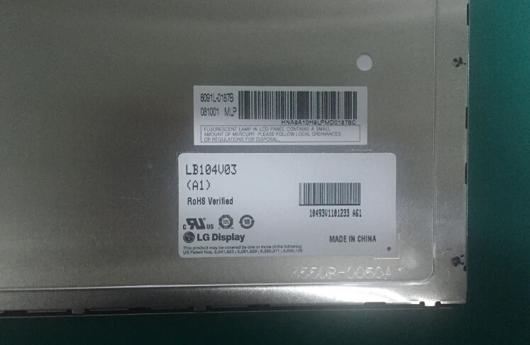 ЖК экран 10 4 дюйма LB104V03 A1 LB104V03(A1) (TD)(01) 640*480 TFT оригинальный модуль панели