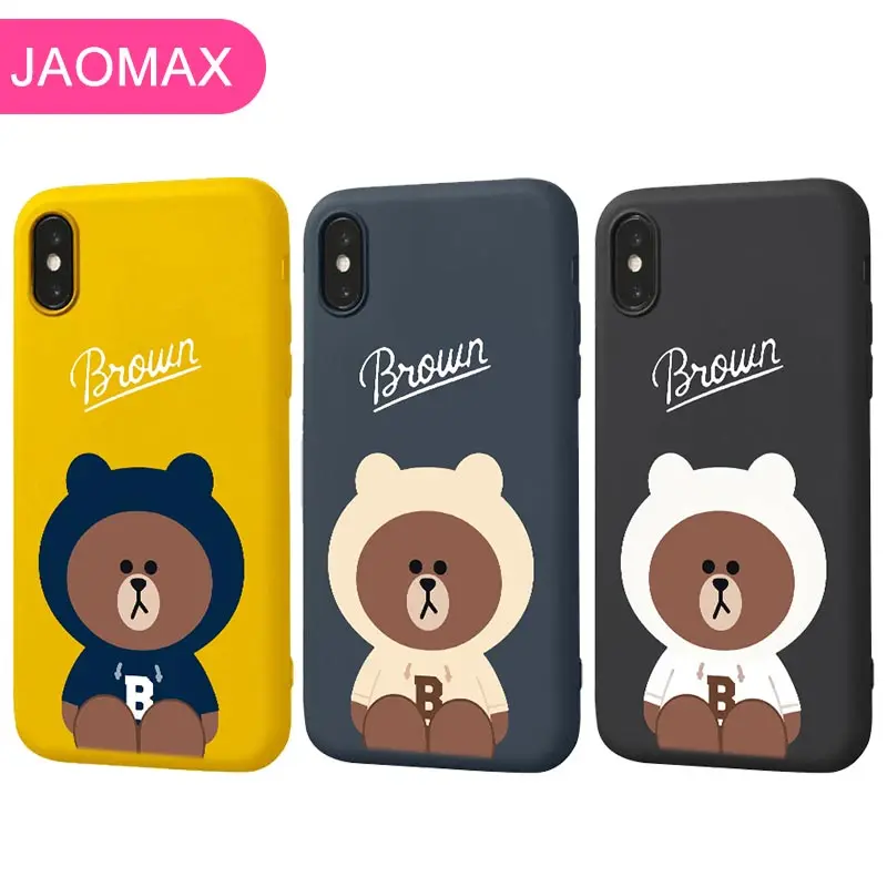 Jaomax простой Твердый Мягкий яркий цветной чехол для телефона с рисунком в виде