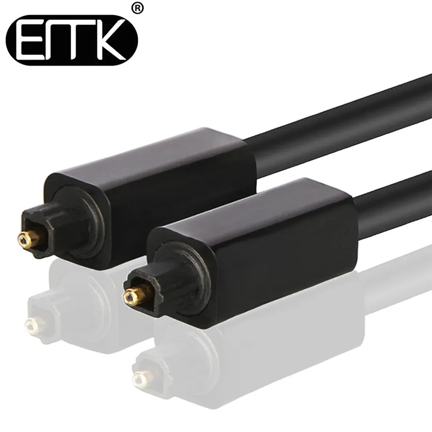 EMK Digital Optical Audio Cable Output Input Toslink 1m 2m 3m SPDIF Coaxial Cable for Blu-ray CD DVD Player Xbox 360 PS3 AV TV
EMK Digital Optical Audio Cable Output Input Toslink 1m 2m 3m SPDIF Coaxial Cable for Blu-ray CD DVD Player Xbox 360 PS3 AV TV